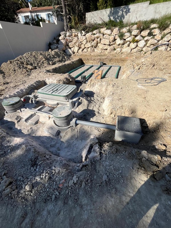 Installation de fosse septique pour une maison individuelle à Aix en Provence