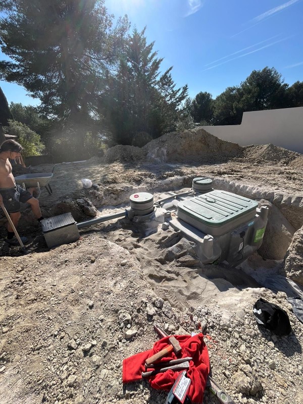 Installation de fosse septique pour une maison individuelle à Aix en Provence